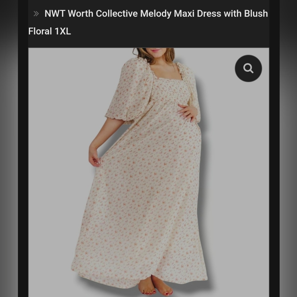 Worth Collective Melody  Floral Maxi Dress